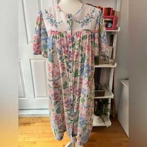 Vintage floral house dress